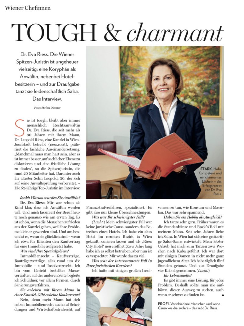Dr. Riess Rechtsanwälte - LOOK! Business Magazin